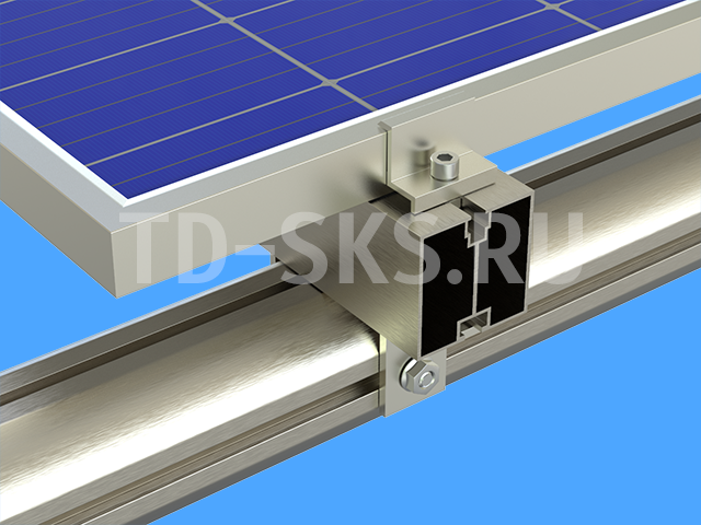 Профиль для солнечных панелей DS-Strong 70 монтаж